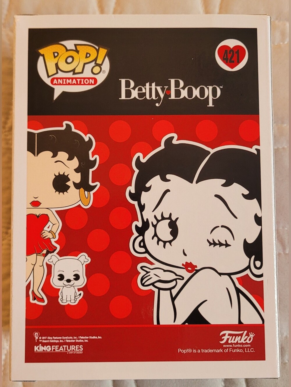 Betty Boop & Pudgy Funko Pop 421 Chase Limited Entertainment Earth Exclusive - Picture 2 of 15